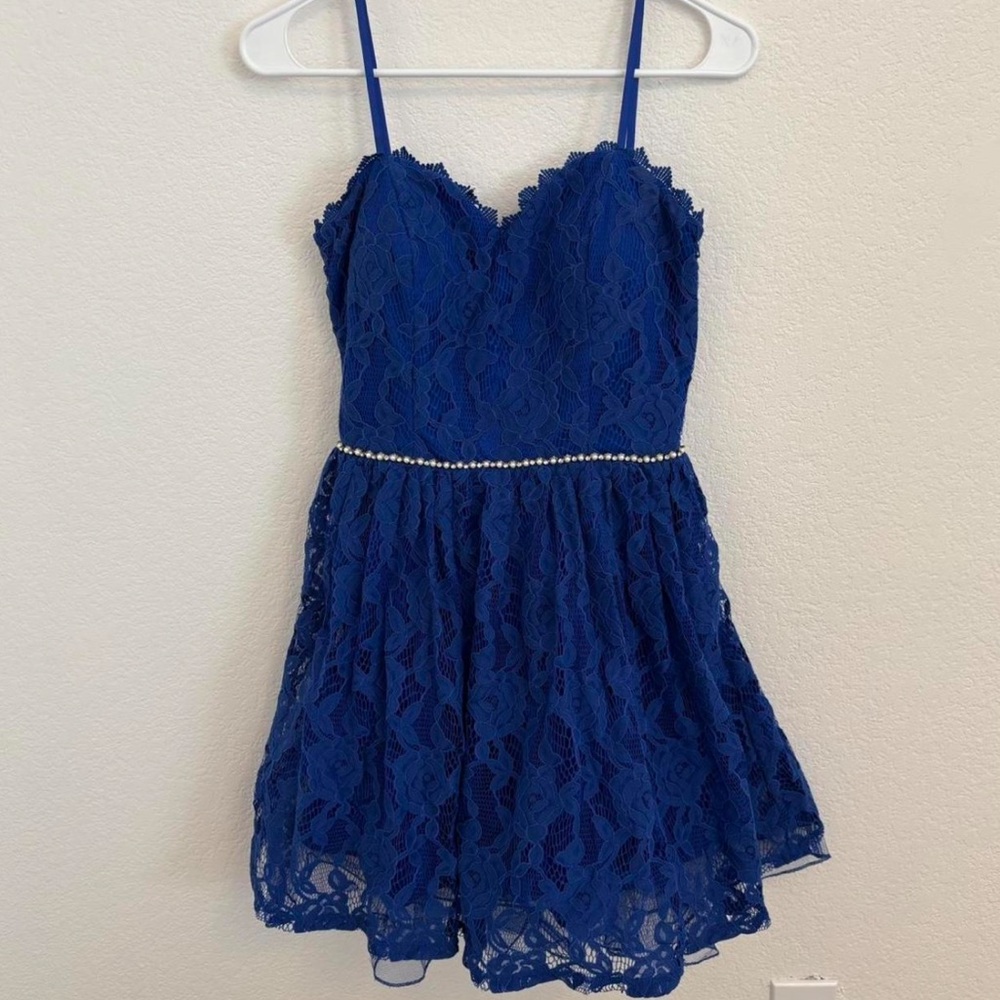 Blue dress
